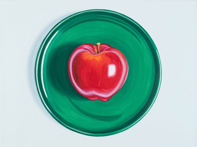 장은의_Two circles 84 (An apple and a green plate)_일반화질