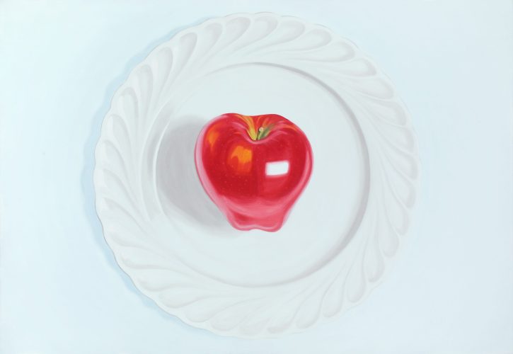 장은의_Two circles 97 (An apple and a plate with rilief)_일반화질