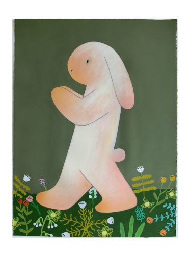김한나_먼지 기록자의 기록법_2024_76x56.9cm_oil pastel, acrylic colored pencil on paper