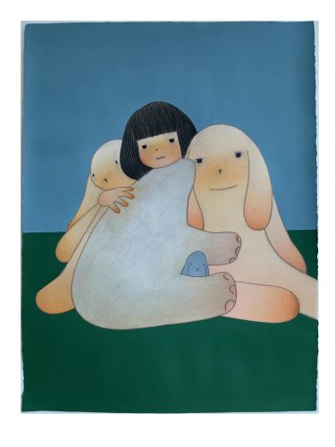 김한나_먼지기록자의 기록법_2024_76.3x57cm_oil pastel, acrylic, colored epncil on paper