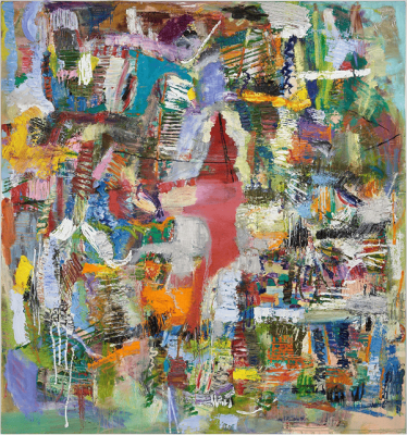 백경호, 무제_2025_oil, charcoal on canvas_219.6 x 205.5cm