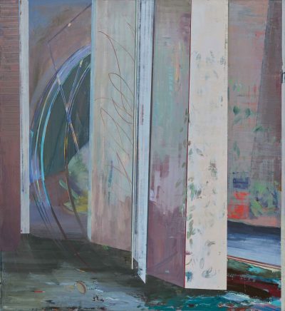 홍세진_접힌-경계_2025_Oil-on-canvas_180x165cm